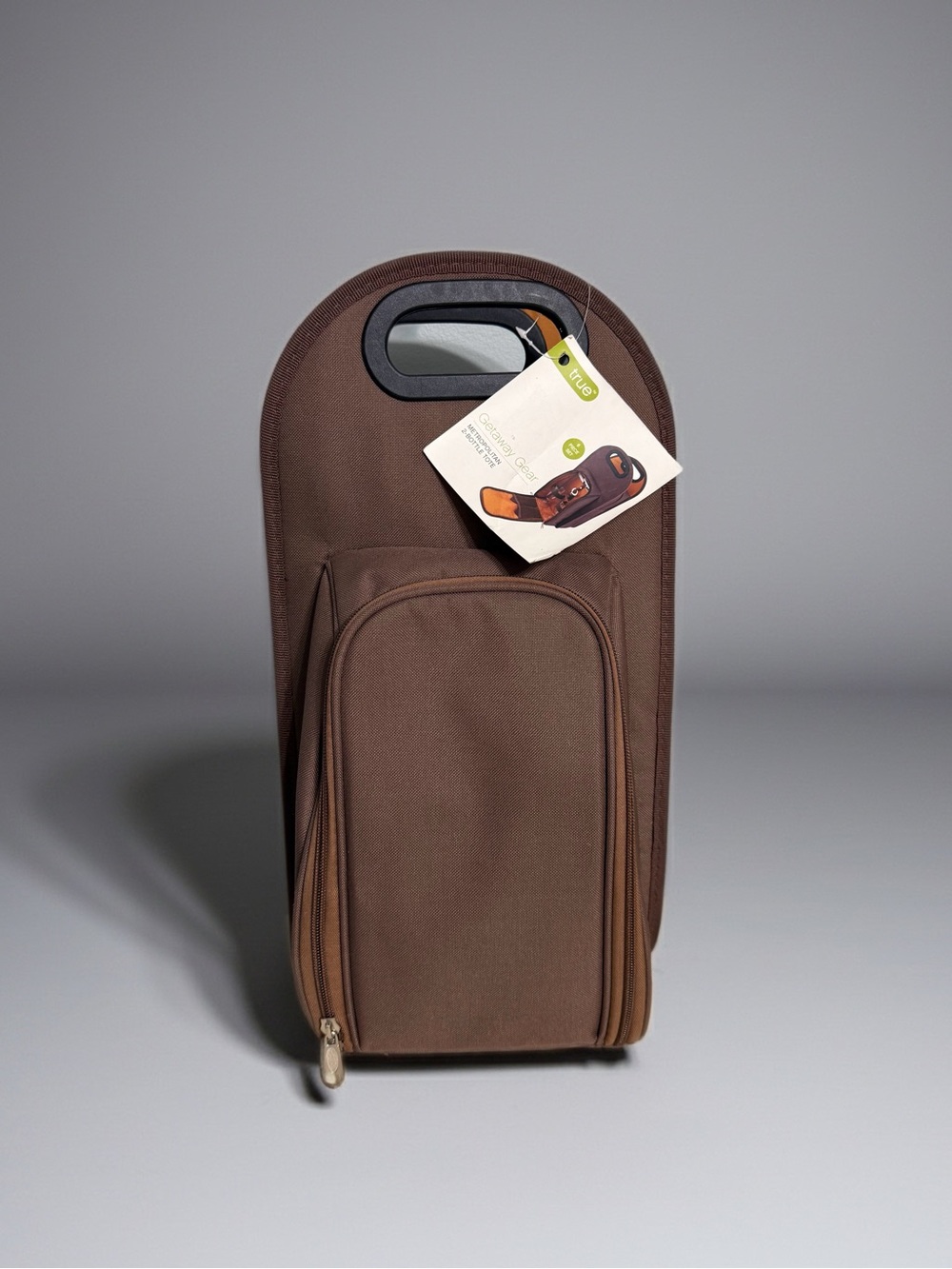 True Fabrications Metropolitan 2 Bottle Tote - Travel Wine Bottle Carrier
